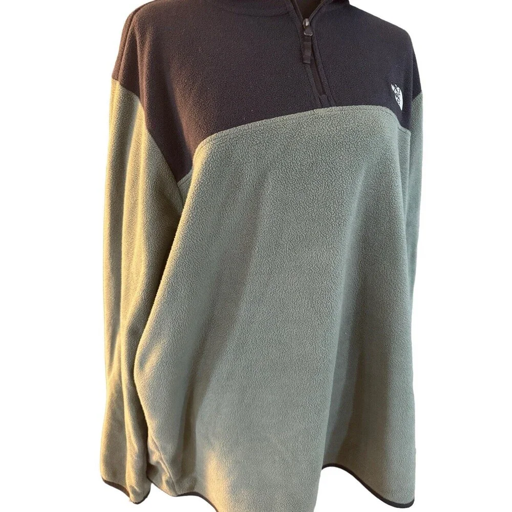 The North Face Men's 1/4‎ Zipper Fleece Jacket Coat Top XLarge pullove Fleece
